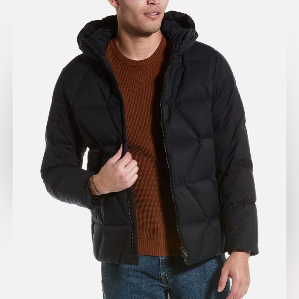 Theory Quinton Jasper Coat In Black Size Large